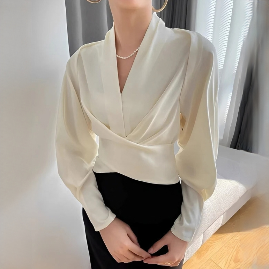 Annora - Elegante und stilvolle Langarmbluse