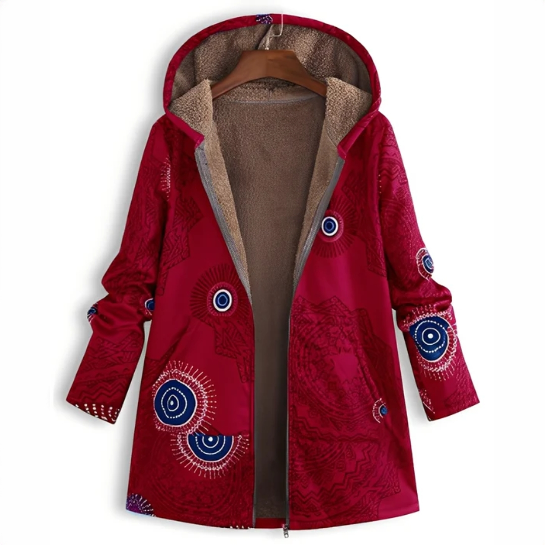 Jaslene - Klassische und gemütliche Jacke mit Kapuze