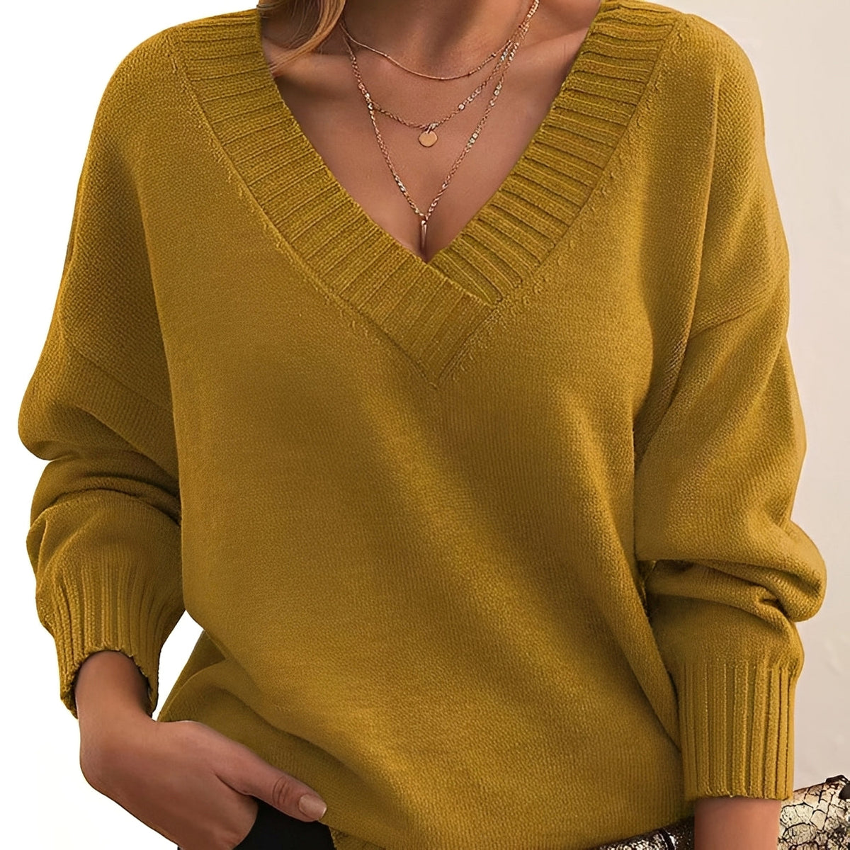 Mollie - Eleganter und bequemer V-Ausschnitt-Pullover