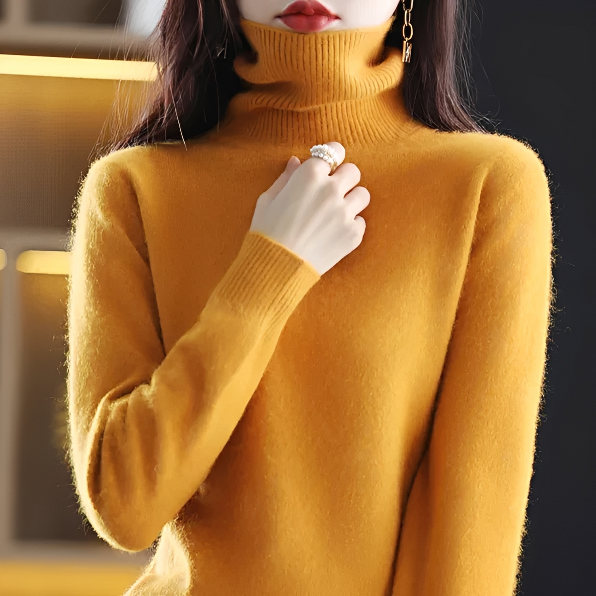 Letizia - Gemütlicher Rollkragenpullover