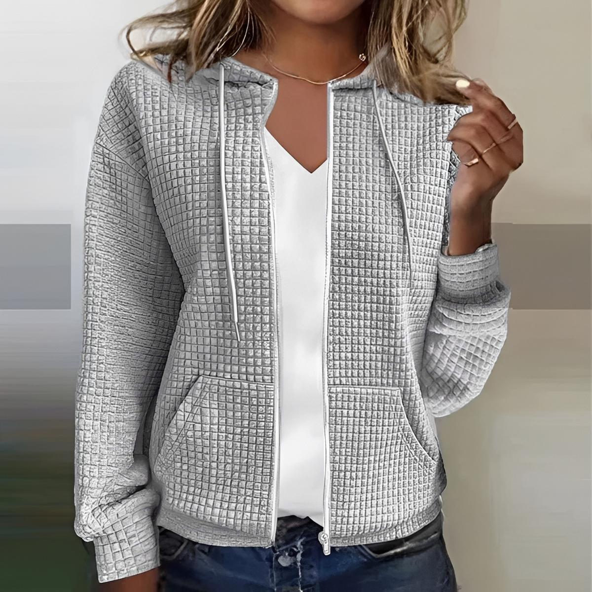 Kristel - Modische Jacke mit Reißverschluss