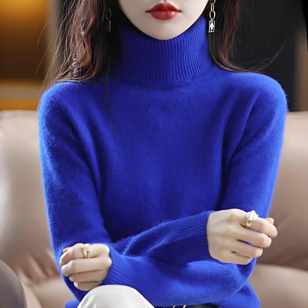 Letizia - Gemütlicher Rollkragenpullover