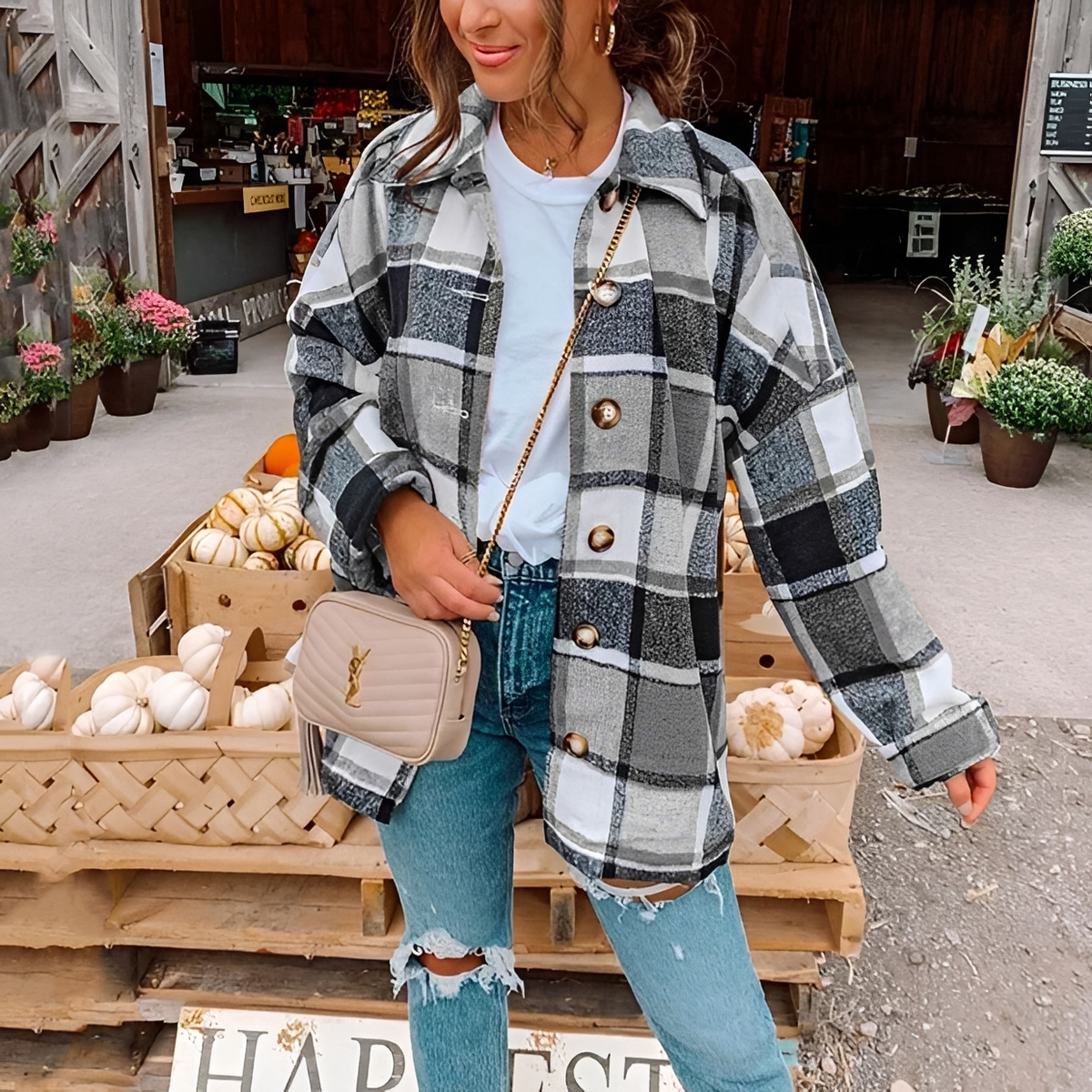 Anna - Elegantes und komfortables Oversize-Hemd