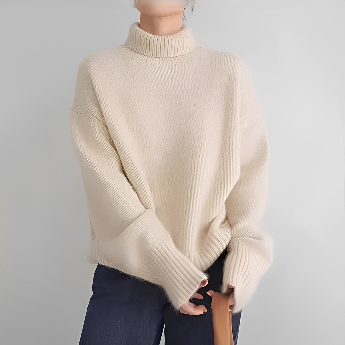 Clémentine - Bequemer Rollkragenpullover