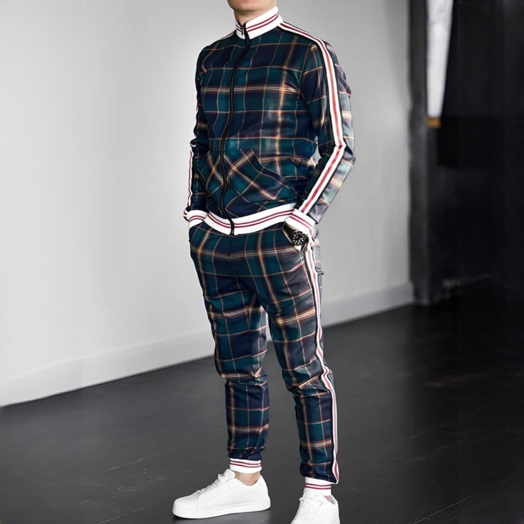 Neal - Stilvolles Set mit karierter Hose