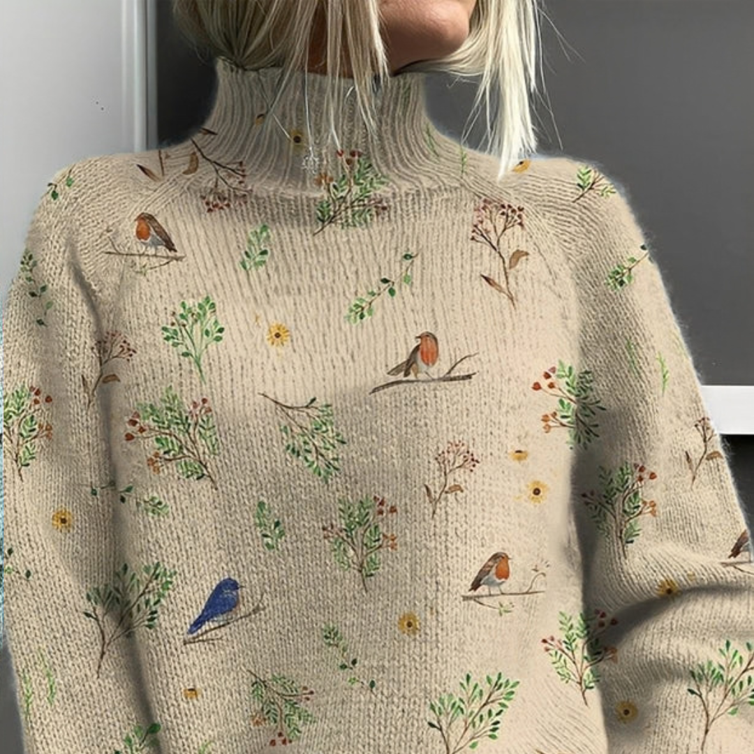 Amy - Eleganter und modischer Rollkragenpullover