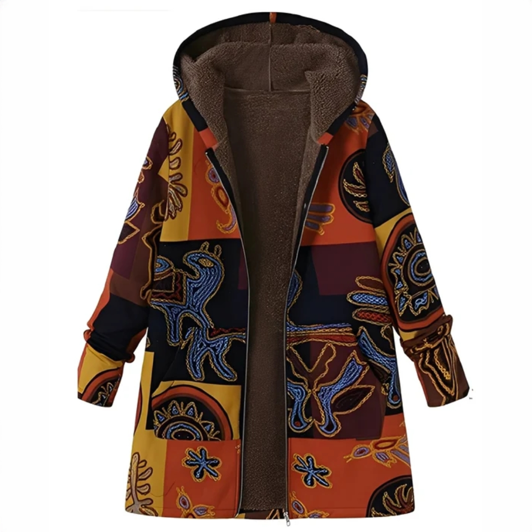 Jaslene - Klassische und gemütliche Jacke mit Kapuze