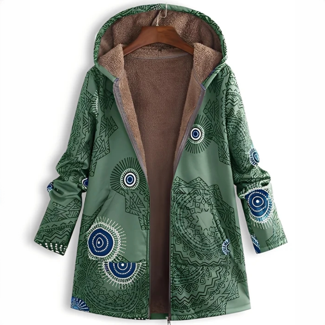 Jaslene - Klassische und gemütliche Jacke mit Kapuze