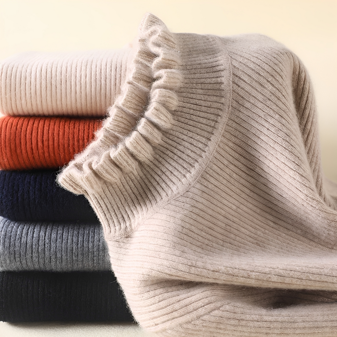 Alva - Stilvoller und kuscheliger Rollkragenpullover