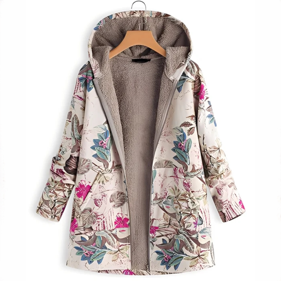Jaslene - Klassische und gemütliche Jacke mit Kapuze