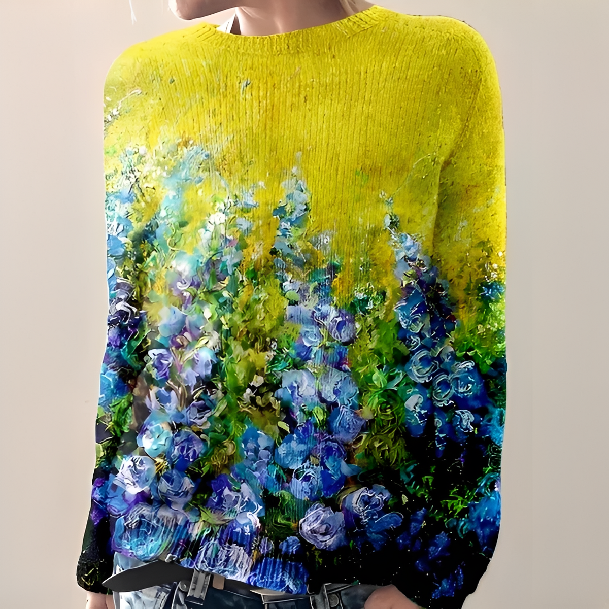 Liliane - Stilvoller Pullover mit Rundhalsausschnitt