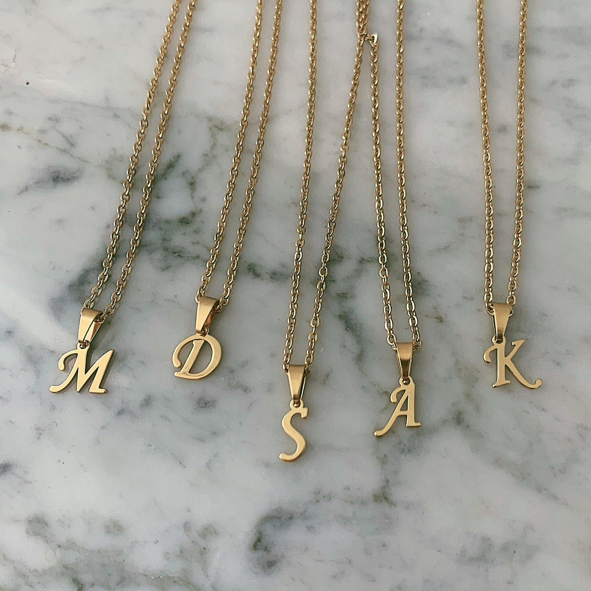 Alessia – Halskette mit Initialen 26 Buchstaben