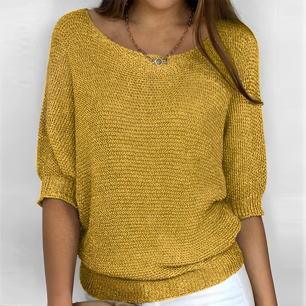 Leonie - Zeitgemäßer Rundhals-Pullover