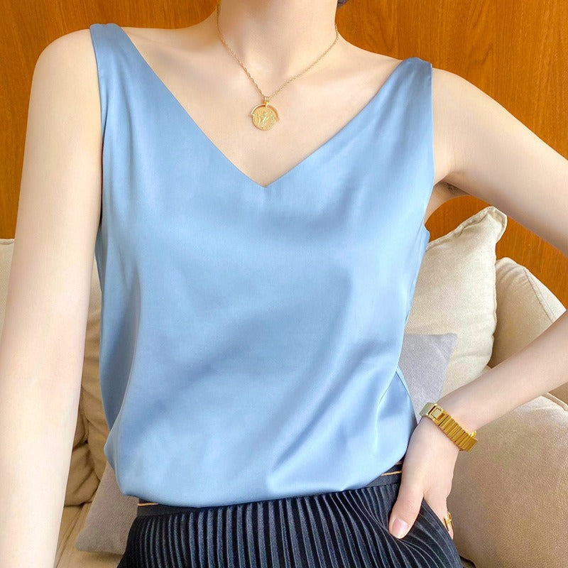 Gladys - Tanktop mit V-Ausschnitt
