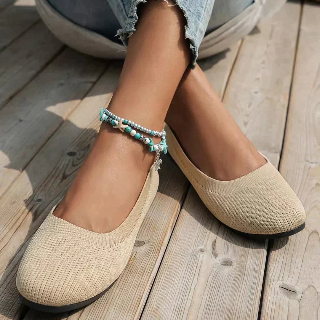 Damen Ballerinas – Leichte bequeme Flats aus Mesh für Alltag & Sommer