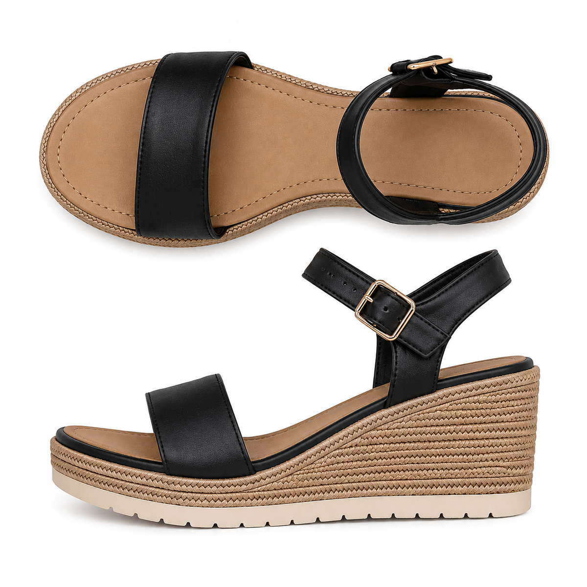 Andrea - Bequeme Sandalen mit Knöchelriemen