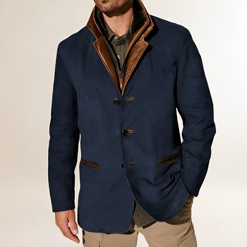 Damen Blazer mit Doppelknopfverschluss, klassischer Kragen, regulärer Schnitt
