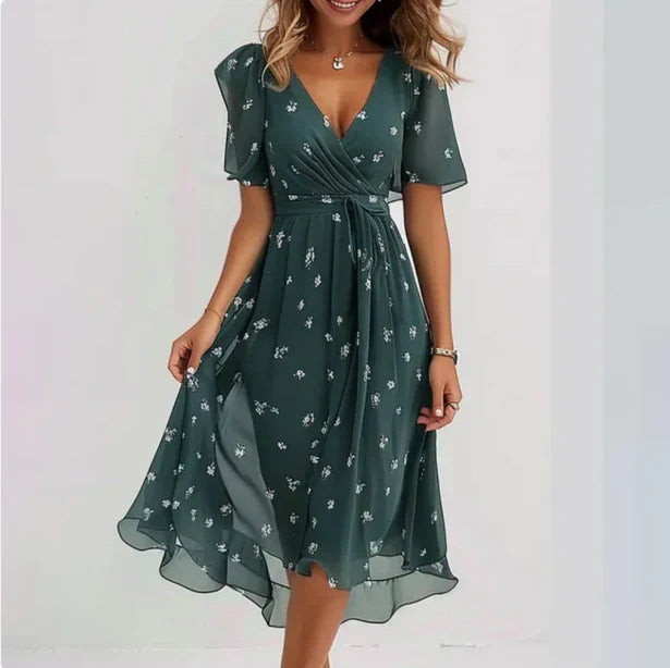 Circe - Midikleid mit Blumenprint