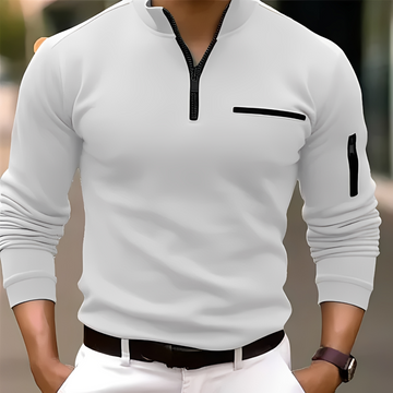 Marco - Moderner Pullover mit Zipper