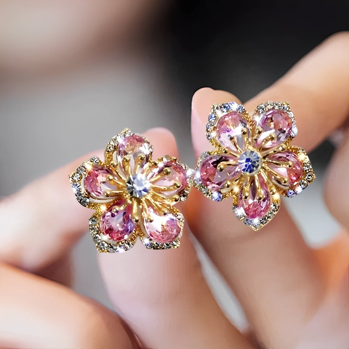 Callista – Ohrringe mit bunten Zirkonia aus Sterlingsilber