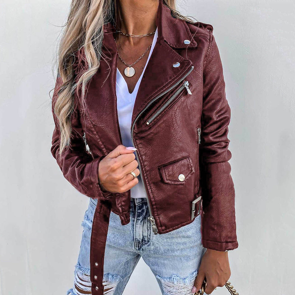 Rubie - Lederjacke mit Reißverschluss
