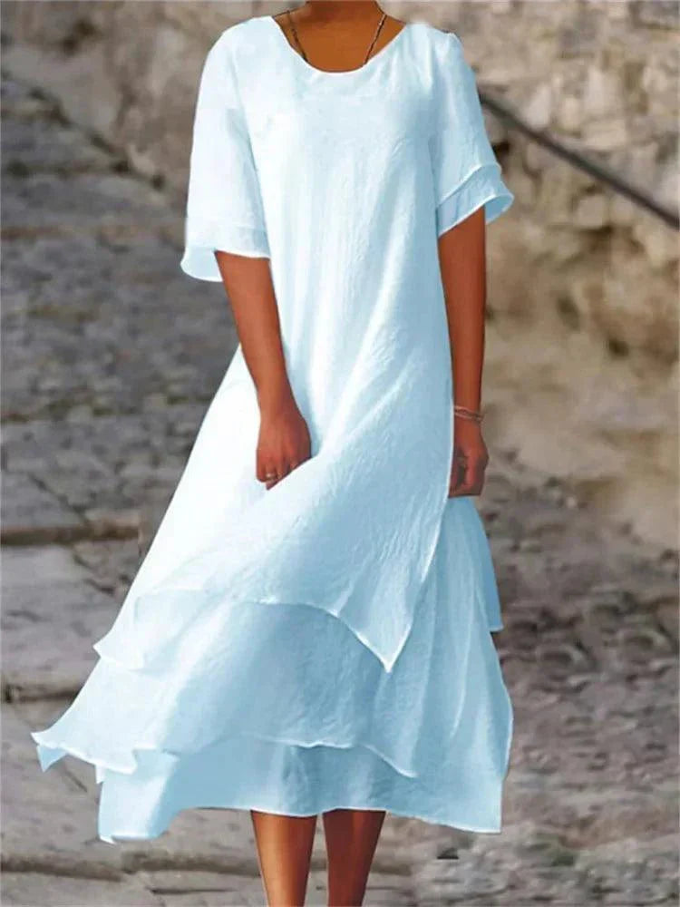 Maya - Maxikleid mit Volants