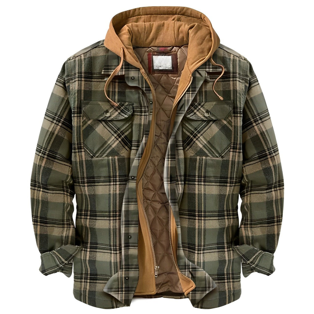 Ormond - Kapuzenjacke im Karodesign
