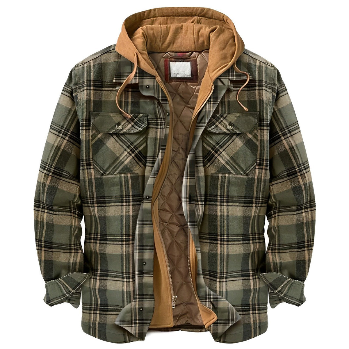 Ormond - Kapuzenjacke im Karodesign