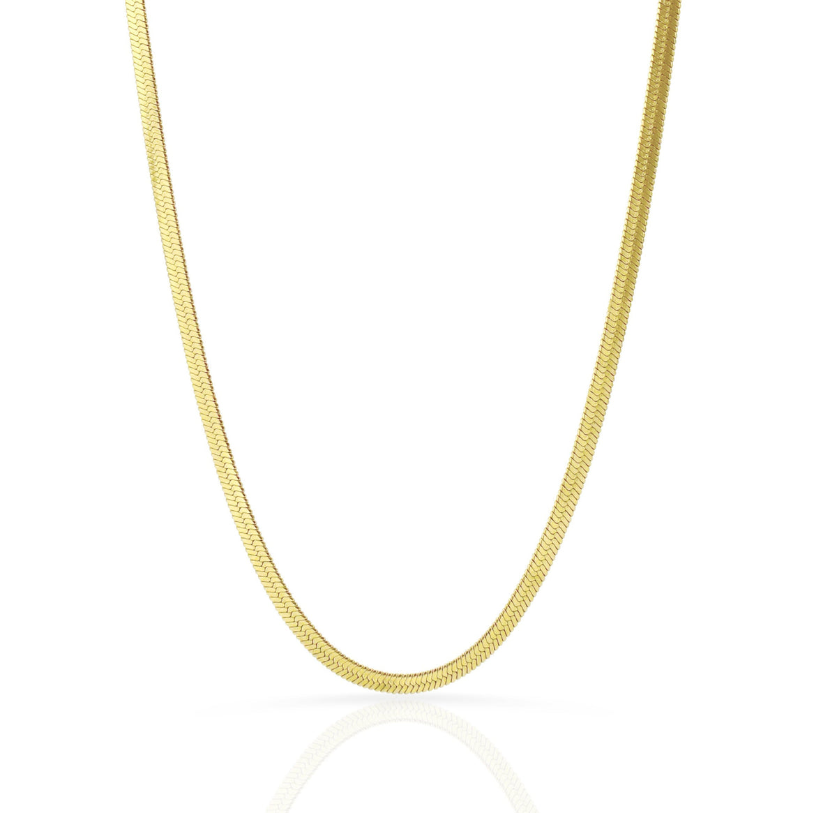 Lucienne - Elegante goldene Schlangen-Halskette